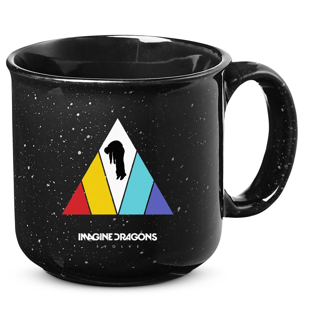 Triangle Logo Black 15oz Campfire Ceramic Mug