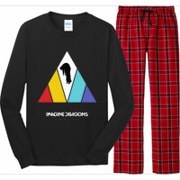 Triangle Logo Black Long Sleeve Pajama Set