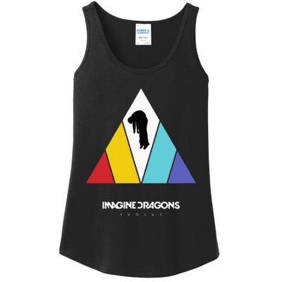 Triangle Logo Black Ladies Essential Tank