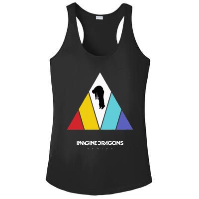 Triangle Logo Black Ladies PosiCharge Competitor Racerback Tank