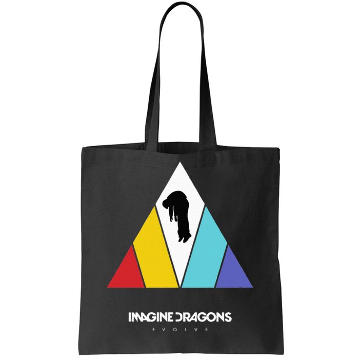 Triangle Logo Black Tote Bag