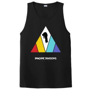 Triangle Logo Black PosiCharge Competitor Tank