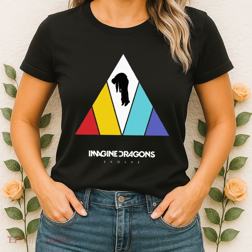 Triangle Logo Black Womens T-Shirt
