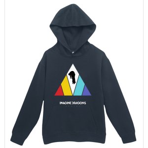 Triangle Logo Black Urban Pullover Hoodie