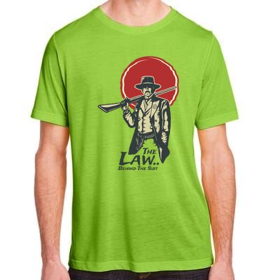 The Law Behind The Suit Retro Cowboy Adult ChromaSoft Performance T-Shirt