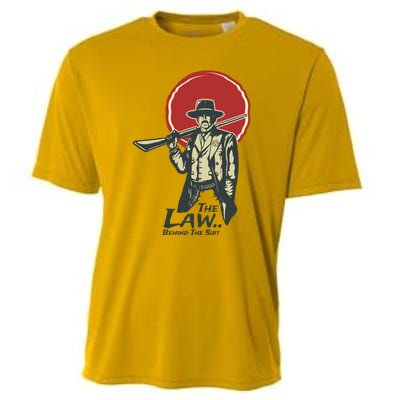 The Law Behind The Suit Retro Cowboy Cooling Performance Crew T-Shirt