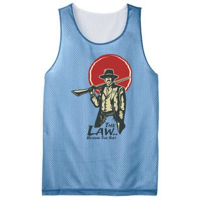 The Law Behind The Suit Retro Cowboy Mesh Reversible Basketball Jersey Tank