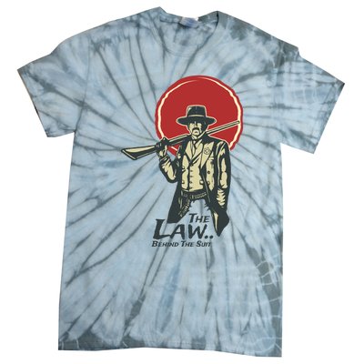 The Law Behind The Suit Retro Cowboy Tie-Dye T-Shirt