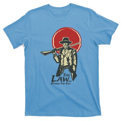 The Law Behind The Suit Retro Cowboy T-Shirt