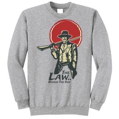 The Law Behind The Suit Retro Cowboy Sweatshirt