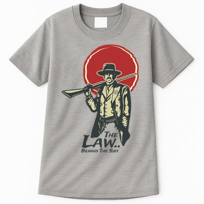 The Law Behind The Suit Retro Cowboy Tall T-Shirt