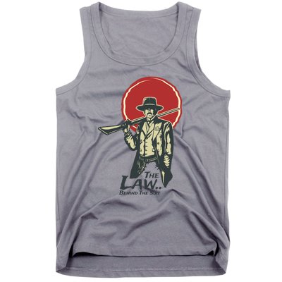 The Law Behind The Suit Retro Cowboy Tank Top