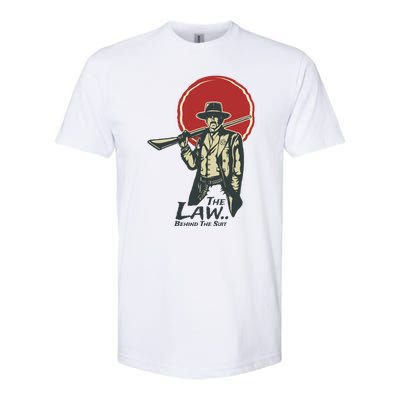 The Law Behind The Suit Retro Cowboy Softstyle CVC T-Shirt