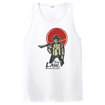 The Law Behind The Suit Retro Cowboy PosiCharge Competitor Tank