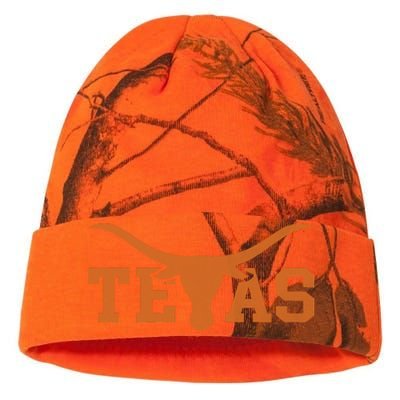 Texas Longhorn Bull Texas Cowboy Kati Licensed 12" Camo Beanie