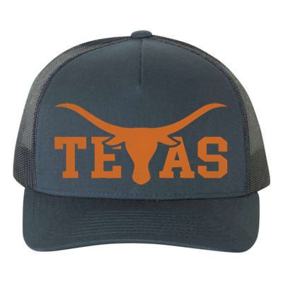 Texas Longhorn Bull Texas Cowboy Yupoong Adult 5-Panel Trucker Hat