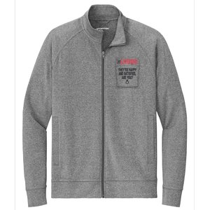 The Lover Boy They’re Happy And Satisfied Are You Stretch Full-Zip Cadet Jacket