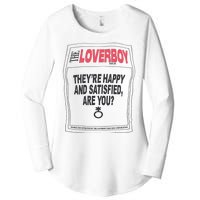 The Lover Boy They’re Happy And Satisfied Are You Women's Perfect Tri Tunic Long Sleeve Shirt