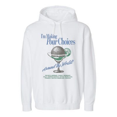 The Lost Bros IM Making Your Choices Around The World Garment-Dyed Fleece Hoodie