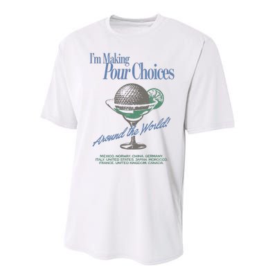 The Lost Bros IM Making Your Choices Around The World Performance Sprint T-Shirt