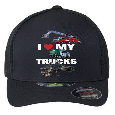 Truck Lovers Born To Truck Driving Passion Flexfit Unipanel Trucker Cap