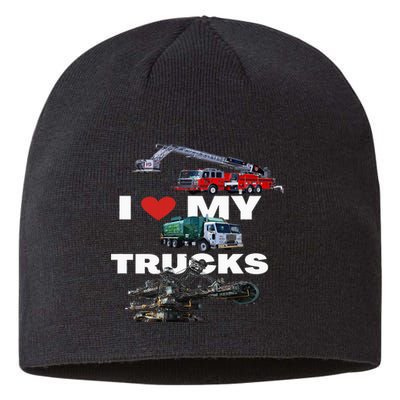 Truck Lovers Born To Truck Driving Passion Sustainable Beanie