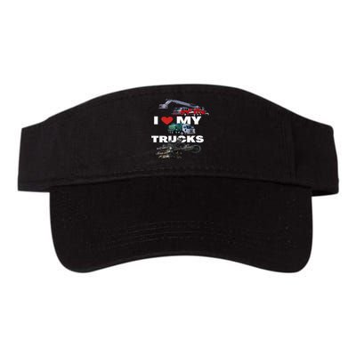 Truck Lovers Born To Truck Driving Passion Valucap Bio-Washed Visor