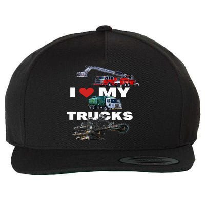 Truck Lovers Born To Truck Driving Passion Wool Snapback Cap