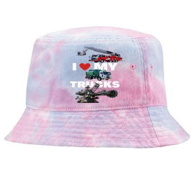 Truck Lovers Born To Truck Driving Passion Tie-Dyed Bucket Hat