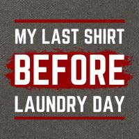 The Last Before Laundry Day Funny Cotton Canvas Backpack