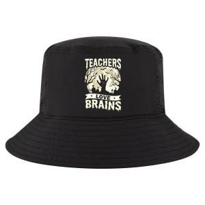 Teachers Love Brains Halloween Costume Boo Trick Teach Funny Cool Comfort Performance Bucket Hat