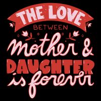 The Love Between Mother And Daughter Is Forever Tall Sweatshirt