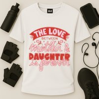 The Love Between Mother And Daughter Is Forever Cooling Performance Crew T-Shirt