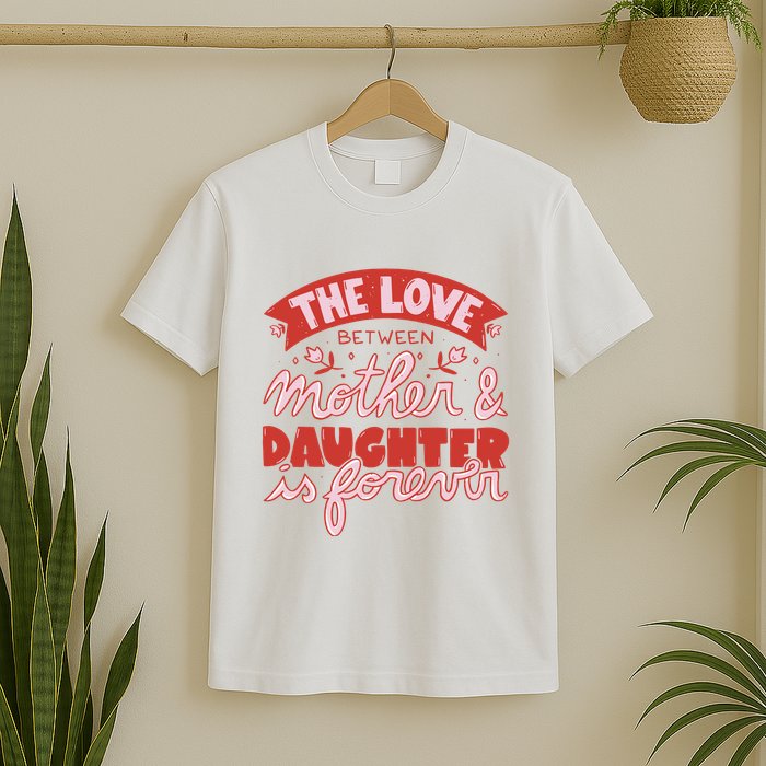 The Love Between Mother And Daughter Is Forever T-Shirt