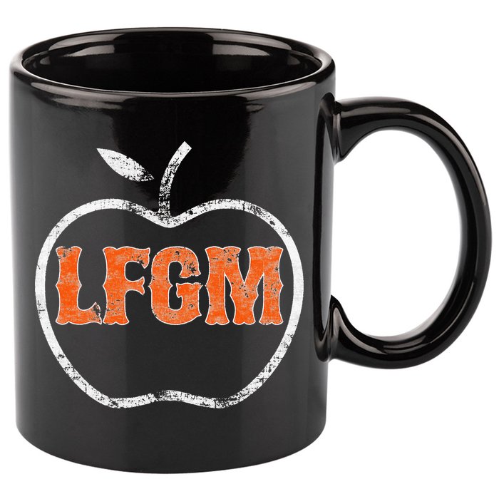 The LFGM Baseball 11oz C Handle Ceramic Mug