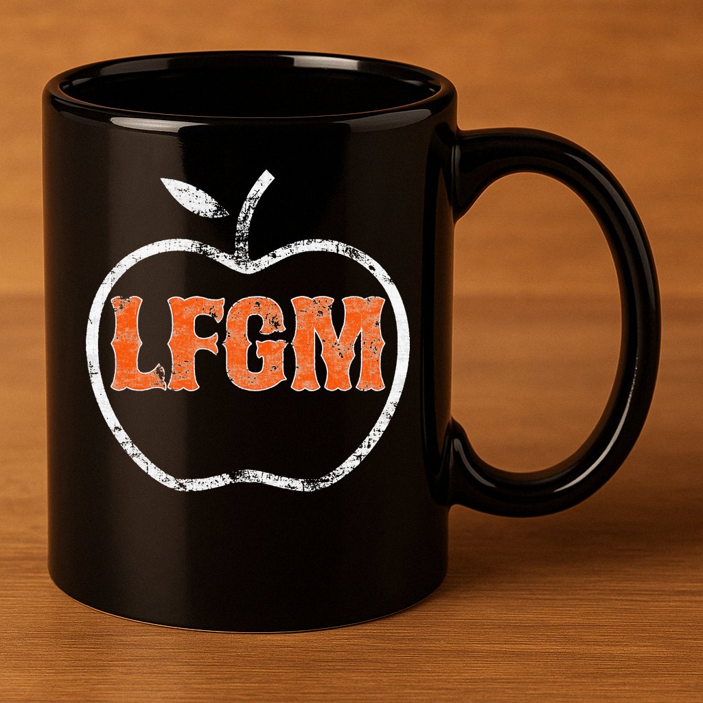 The LFGM Baseball 11oz C Handle Ceramic Mug