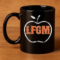 The LFGM Baseball 11oz C Handle Ceramic Mug