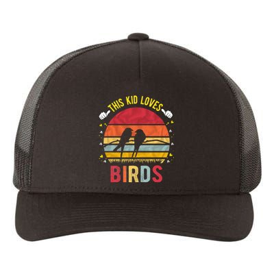 This Loves Birds Boy And Girl Bird Yupoong Adult 5-Panel Trucker Hat