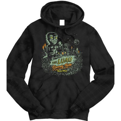 The Luau Beverly Hills California Vintage Tiki Bar Tie Dye Hoodie