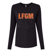 The LFGM Baseball Womens Cotton Relaxed Long Sleeve T-Shirt