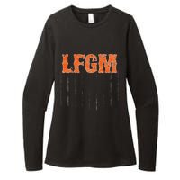 The LFGM Baseball Womens CVC Long Sleeve Shirt