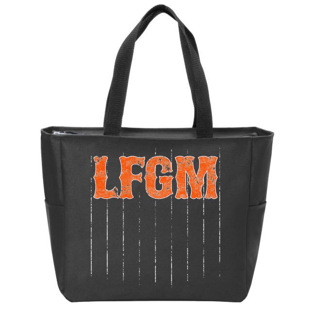 The LFGM Baseball Zip Tote Bag