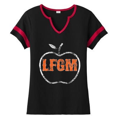 The Lfgm Baseball Ladies Halftime Notch Neck Tee