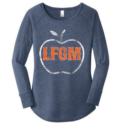 The Lfgm Baseball Women's Perfect Tri Tunic Long Sleeve Shirt