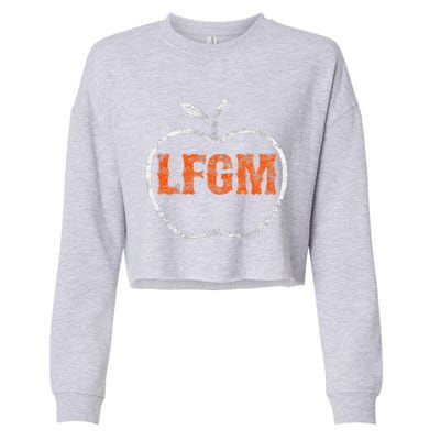 The Lfgm Baseball Cropped Pullover Crew