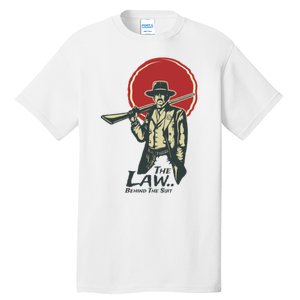 The Law Behind The Suit Retro Cowboy Funny Gift Tall T-Shirt