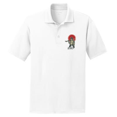 The Law Behind The Suit Retro Cowboy Funny Gift PosiCharge RacerMesh Polo