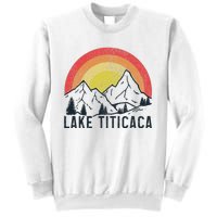 Titicaca Lake Bolivia Vintage Bolivian Souvenir Sweatshirt