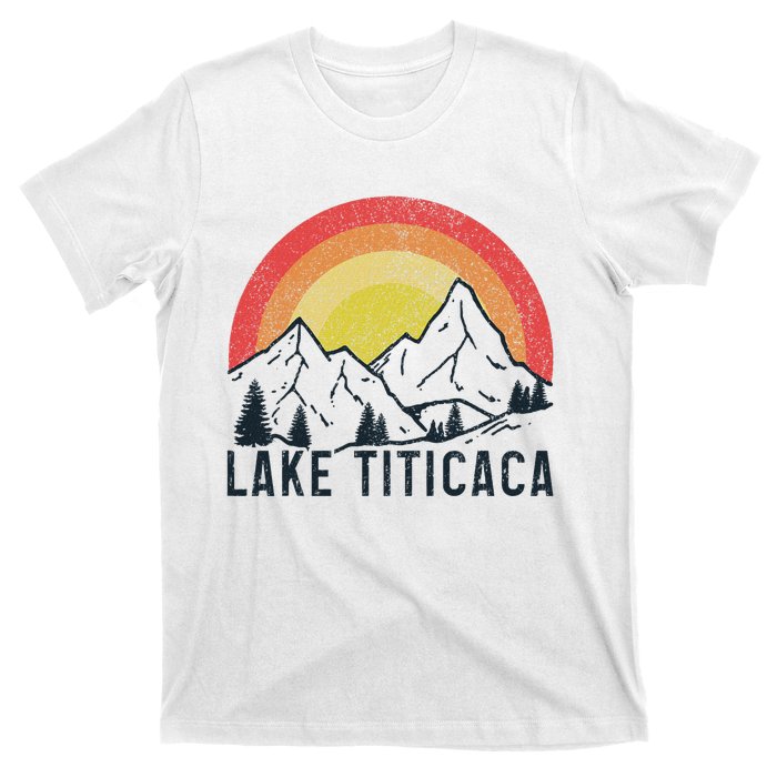 Titicaca Lake Bolivia Vintage Bolivian Souvenir T-Shirt