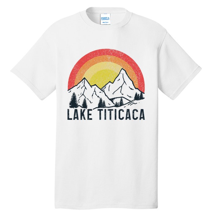 Titicaca Lake Bolivia Vintage Bolivian Souvenir Tall T-Shirt